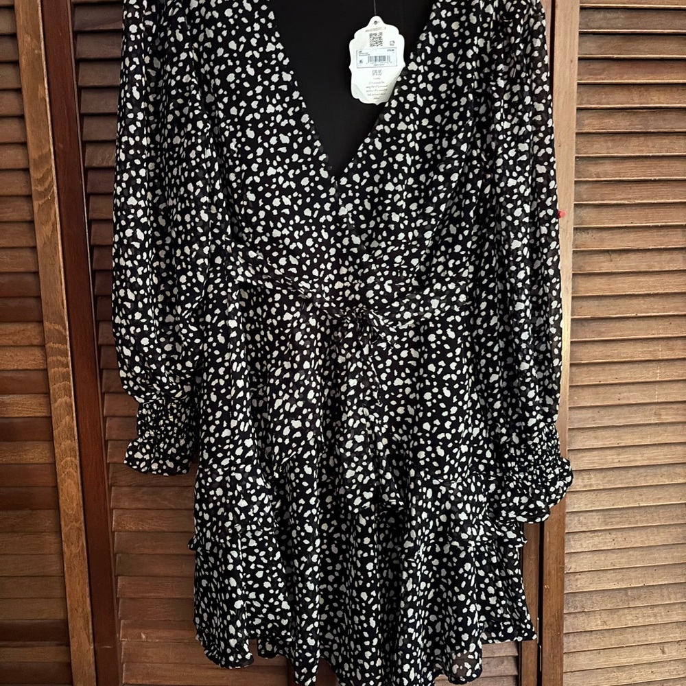 Altar'd State Elegant Black Dress